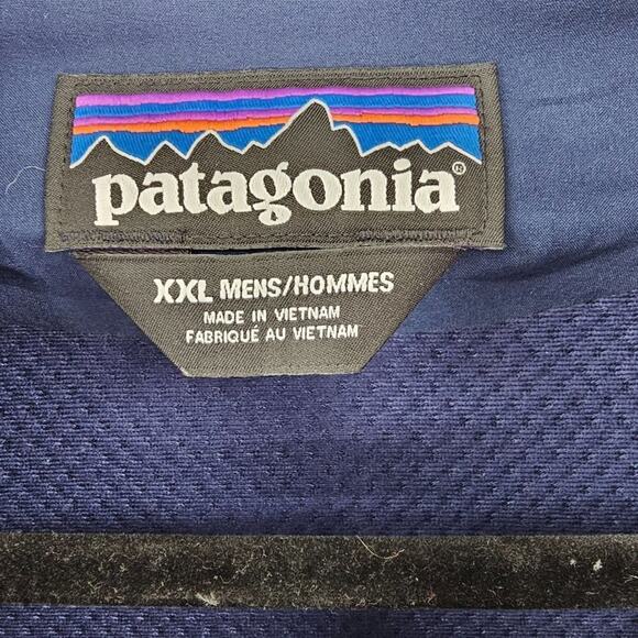 Patagonia Mens XXL Blue Adze Zippered Jacket 2XL - Picture 7 of 10